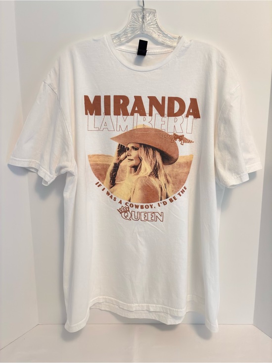 Miranda Lambert Tops - Miranda Lambert "If I Was A Cowboy, I'd Be The Queen" T-Shirt White Size XL